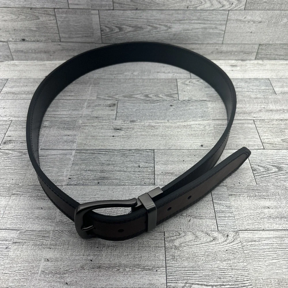 Men's Wrangler Leather Reversible Black‎ & Brown Belt Size 38
